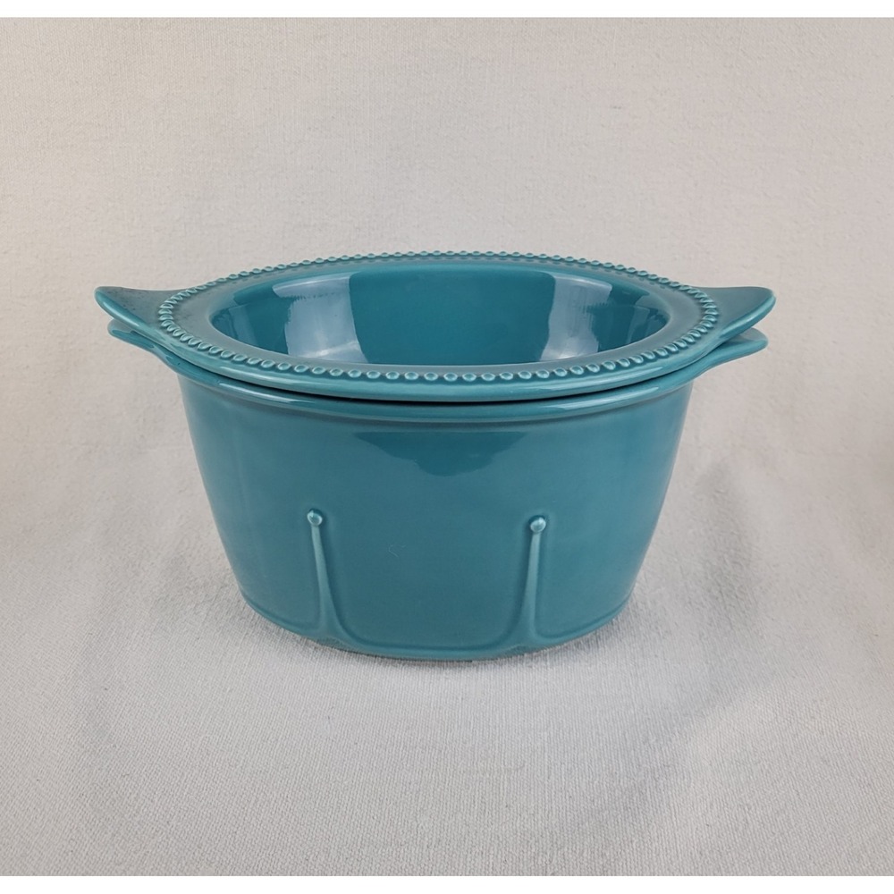 Princess House 2pc Ceramic Serving Set Pavillion